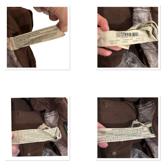 Massimo Dutti Dark Brown Skinny Fit Jeans, Size 6 - Picture 12 of 15